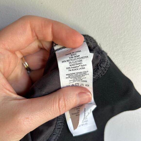 PrAna Vaha Balance Pant Mens XXL Gray Hemp Drawstring Pockets Straight Leg - Picture 12 of 12